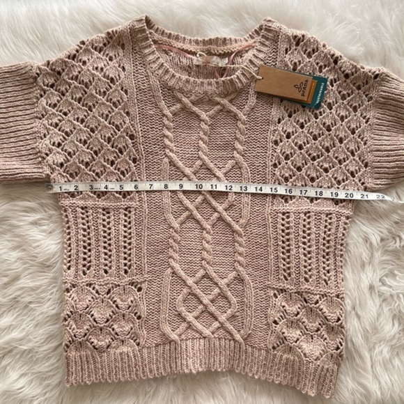 Pink prAna knit patchwork Sweater - Picture 2 of 9